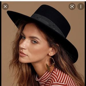 Black boater hat by lack of Color